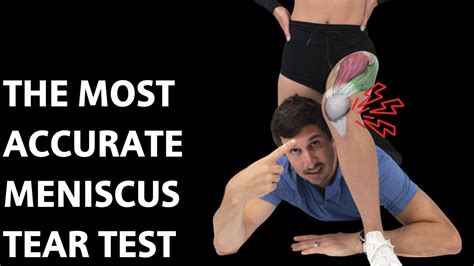 self meniscus tear test|special test for meniscus.